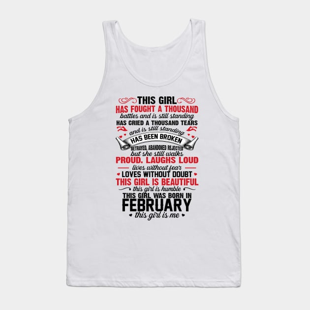 This Girl Was Born In February Tank Top by xylalevans